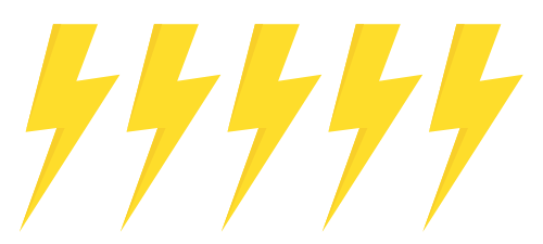 Lightning bolt graphic