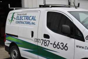 Design and Build Electrical Contractors Work van